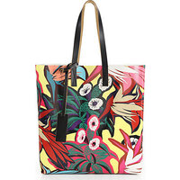 Marni Tropical Floral Faux-Leather Tote photo