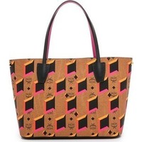 MCM Monogram Small Shopper Tote photo