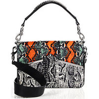 McQ Alexander McQueen Rosie Python & Leather Shoulder Bag photo