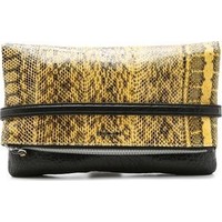 McQ - Alexander McQueen Snakeskin Phlox Fold Bag photo