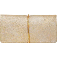 Nina Ricci Metallic Arc Clutch photo