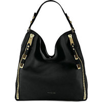 Michael Kors Miranda Zip-Detailed Leather Hobo photo