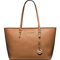 MICHAEL MICHAEL KORS Jet Set Top-Zip Saffiano Tote photo