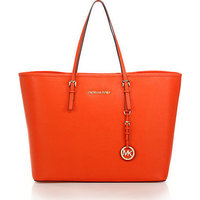 MICHAEL MICHAEL KORS Jet Set Travel Medium Saffiano Tote photo