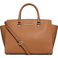 MICHAEL MICHAEL KORS Selma Large Saffiano Satchel photo