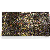 MILLY Aztec Metallic Clutch photo