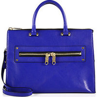 MILLY Riley Leather Satchel photo