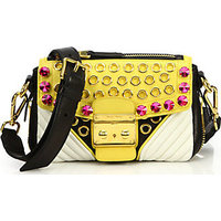 Miu Miu Biker Crystal Shoulder Bag photo