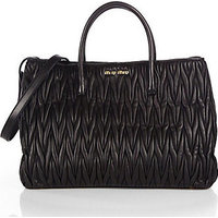 Miu Miu Matelasse Double Handle Tote photo