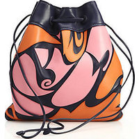 Miu Miu Patchwork Nappa Drawstring Pouch photo