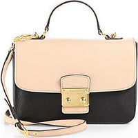 Miu Miu Two-Tone Leather Shoulder Bag photo