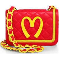 Moschino Fast-Food Quilted-Leather Shoulder Bag photo