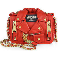 Moschino Moto Jacket Mini Shoulder Bag photo