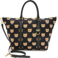 Moschino Printed Quilted Nylon Big Shopper photo