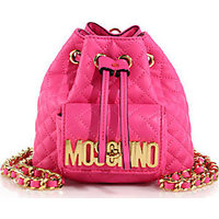 Moschino Quilted Bucket Backpack photo