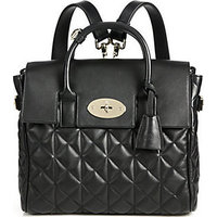 Mulberry Cara Delevingne Convertible Quilted Leather Satchel photo