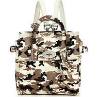 Mulberry Cara Delevingne Mini Convertible Camouflage Calf Hair Satchel photo