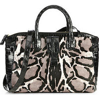 Nancy Gonzalez Crocodile & Calf Hair Cristina Satchel photo