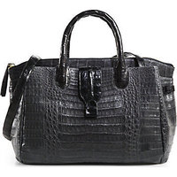 Nancy Gonzalez Crocodile Bicolor Medium Cristina Tote photo