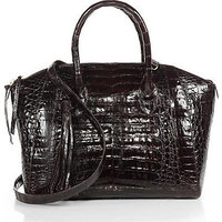 Nancy Gonzalez Crocodile Medium Tassel Bowler Bag photo