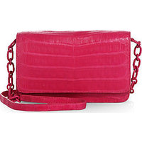 Nancy Gonzalez Crocodile Wallet-on-a-Chain Crossbody Bag photo