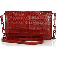 Nancy Gonzalez Crocodile Wallet-on-a-Chain Crossbody Bag photo