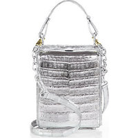 Nancy Gonzalez Mini Metallic Crocodile Frame Shoulder Bag photo