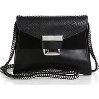 Narciso Rodriguez Carolyn Mini Mixed-Media Shoulder Bag photo