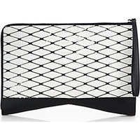 Narciso Rodriguez Laser-Printed Mixed-Media Folio Clutch photo