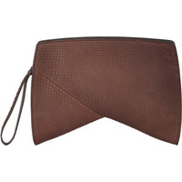 Narciso Rodriguez Python Boomerang Clutch photo