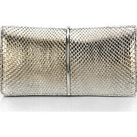 Nina Ricci Arc Metallic Python Clutch photo