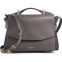 Nina Ricci Lutece Leather & Suede Messenger Bag photo