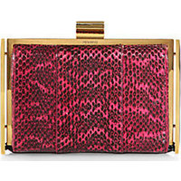 Nina Ricci Watersnake Book Clutch photo