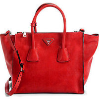 Prada Glace Calf Small Twin Pocket Tote photo