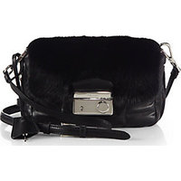 Prada Nappa Bomber & Mink Fur Small Crossbody Bag photo