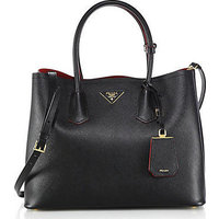 Prada Saffiano Cuir Medium Double Bag photo