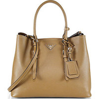 Prada Saffiano Cuir Medium Double Bag photo