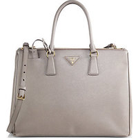 Prada Saffiano Lux Double-Zip Tote photo