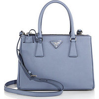 Prada Saffiano Lux Small Double-Zip Tote photo