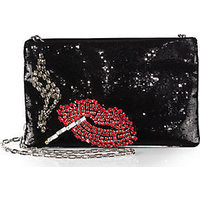 Prada Sequin Lips Pochette photo