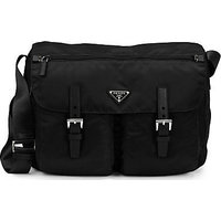 Prada Vela Two-Pocket Messenger Bag photo