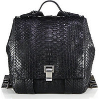 Proenza Schouler Courier Python Backpack photo