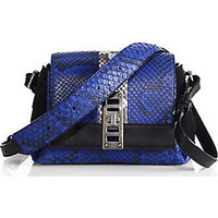 Proenza Schouler Elliot Mini Python & Leather Shoulder Bag photo