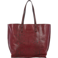 Zagliani Python & Leather Reversible Tote photo