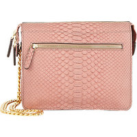 Zagliani Python Liberty Shoulder Bag photo