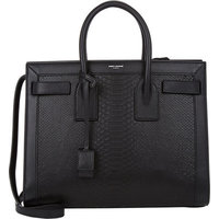 Saint Laurent Python-Stamped Small Sac De Jour Carryall photo