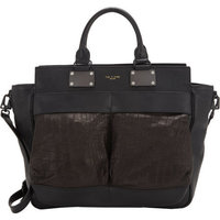 Rag & Bone Croc-Embossed Large Pilot Bag photo