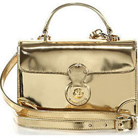 Ralph Lauren Collection Ricky Mini Metallic Crossbody Bag photo