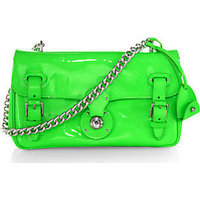 Ralph Lauren Collection Ricky Patent Leather Shoulder Bag photo