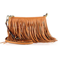 Rebecca Minkoff Finn Fringed Convertible Crossbody Bag photo